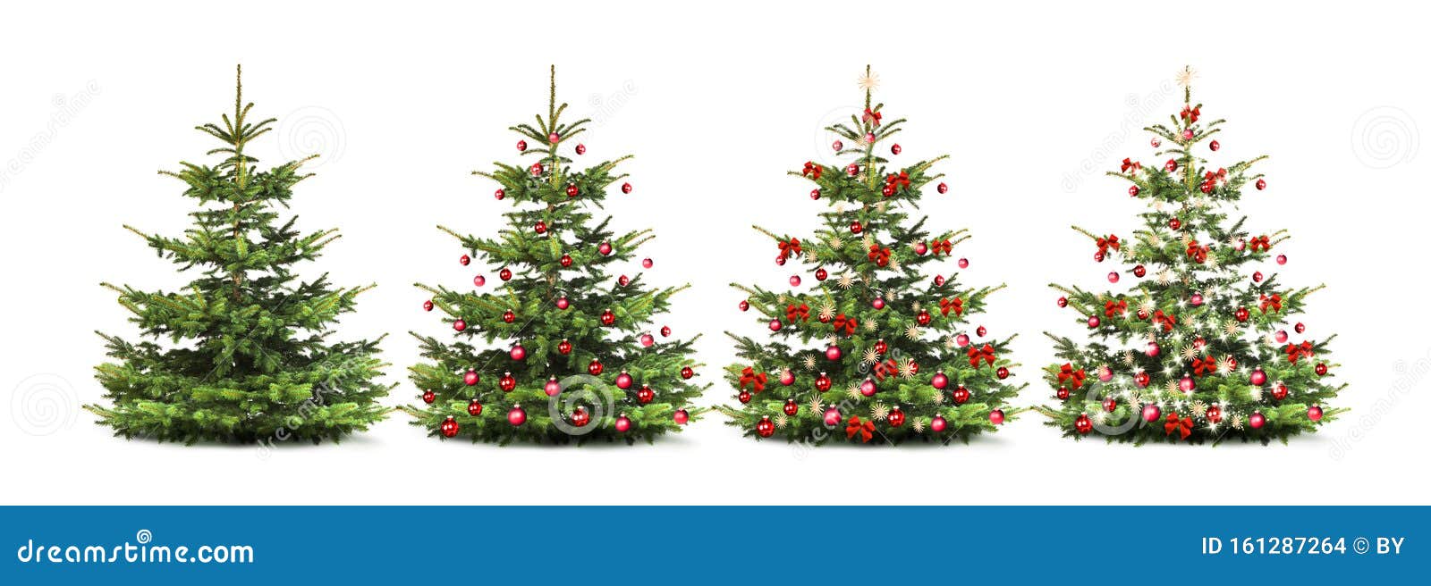 geschmÃÂ¼ckter weihnachtsbaum mit bunten weihnachtskugeln isoliert auf weiÃÅ¸em hintergrund